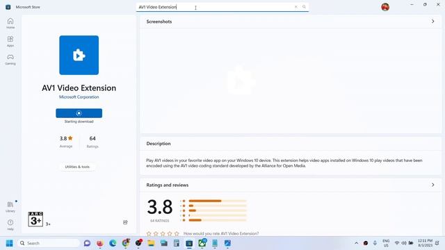 Fix Error The AV1 Video Extension Is Required To Display This File When Opening Any Photo Windows P смотреть онлайн