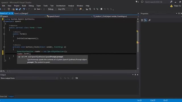 T4vn.com - [C#] Chuyển văn bản sang âm thanh bằng System.Speech смотреть онлайн