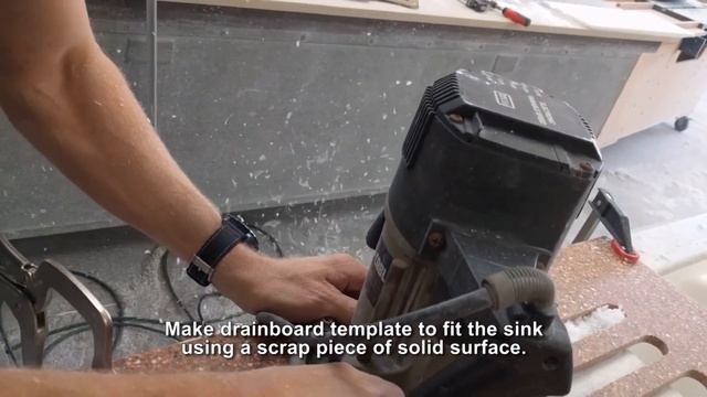 Solid Surface Sink Drainboard смотреть онлайн