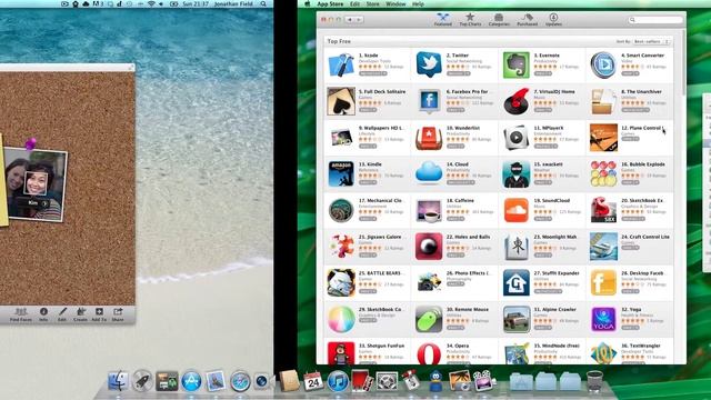 Mac OSX Lion Spaces смотреть онлайн