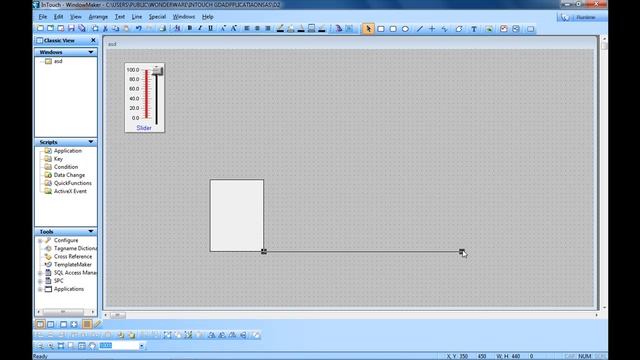 Wonderware Intouch SCADA Part 2 - Create a New window and Location Property смотреть онлайн