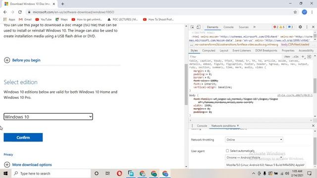 How To Download Windows 10 ISO File Directly From Microsoft | Without Media Creation Tool |(2020&21 смотреть онлайн