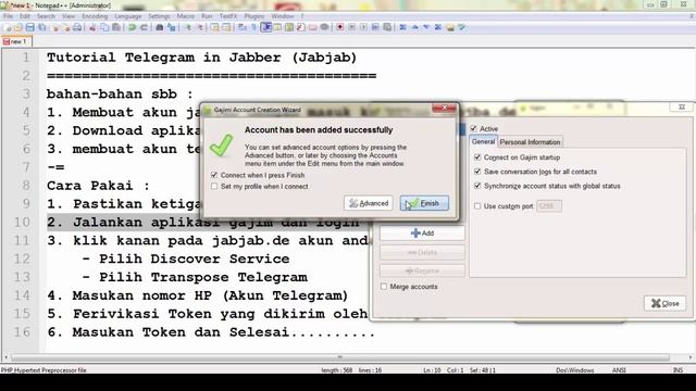 Tutorial Telegram In Jabber смотреть онлайн