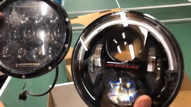Jeep Wrangler Headlight Review, UNBOXING, AND INSTALL!! смотреть онлайн