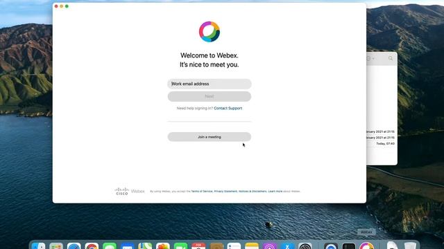 Cisco Webex 41.2.0.17887 on Apple silicon Mac смотреть онлайн