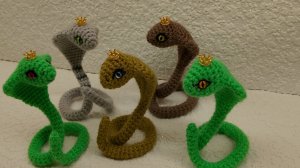 Мастер класс змея крючком