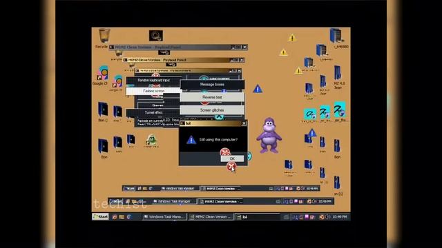 Destroying Windows Vista with MEMZ Virus смотреть онлайн