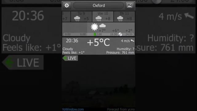YoWindow weather for iPhone and iPad смотреть онлайн