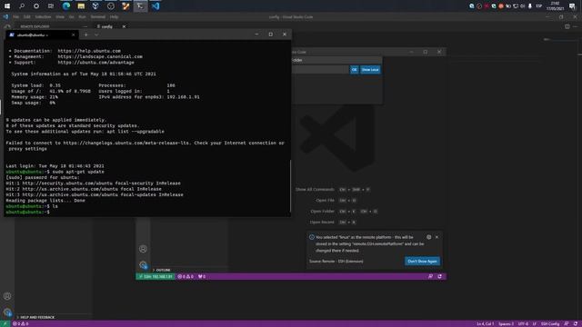 Conectar VSCode a VM por SSH смотреть онлайн