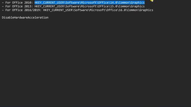 How to Disable Hardware Graphic Acceleration for Office 2019 / 2016 / 2013 / 2010 | GearUpWindows смотреть онлайн