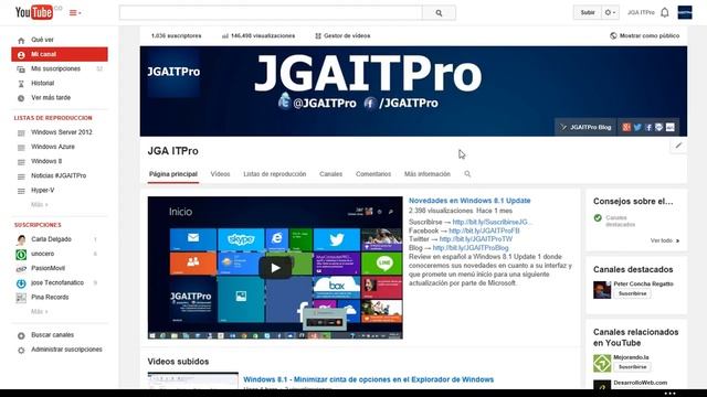 Windows 8.1 - No mostrar barra de direcciones y pestañas en Internet Explorer смотреть онлайн