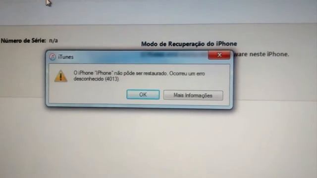 iPhone itunes erro 4013, erro 9, erro (-1) entre outros solução смотреть онлайн