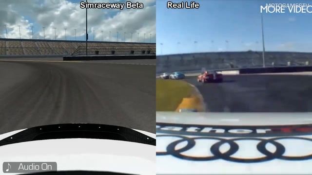 Simraceway Beta vs Real Life - Audi R8 LMS Ultra at Daytona смотреть онлайн
