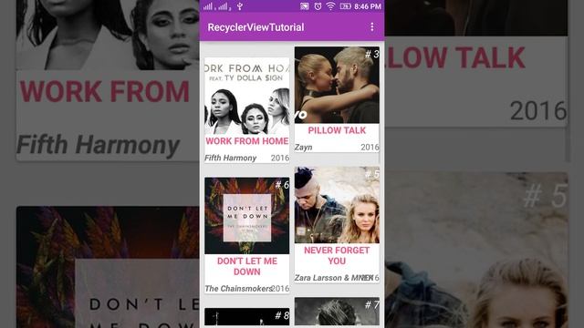 Android Recyclerview Tutorial Example Demo смотреть онлайн
