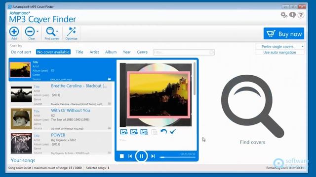 Trying out Ashampoo MP3 Cover Finder смотреть онлайн