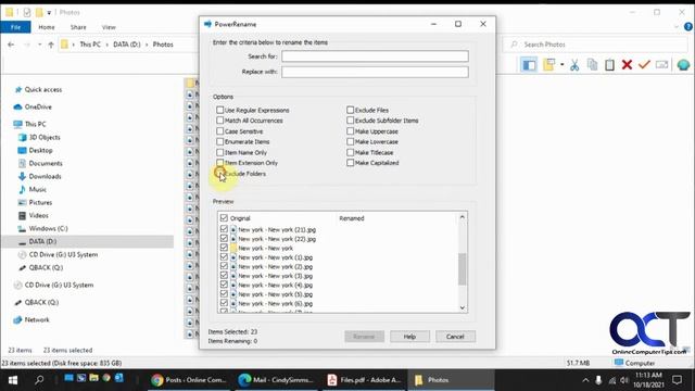 How to Rename Multiple Files at Once Using the Windows Power Toys Power Rename Utility смотреть онлайн