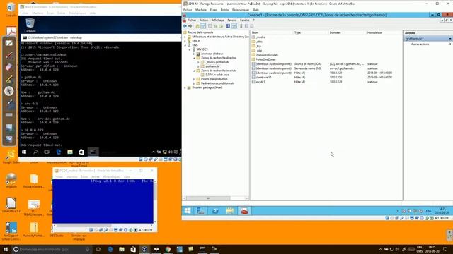 VIDÉO Serveur 2012 R2 Configurer le serveur DNS ZOne inversée, Alias, A et commandes смотреть онлайн