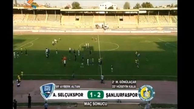A. Selçukspor - Şanlıurfaspor : 1-2 özet 2.Lig 5.Hafta смотреть онлайн