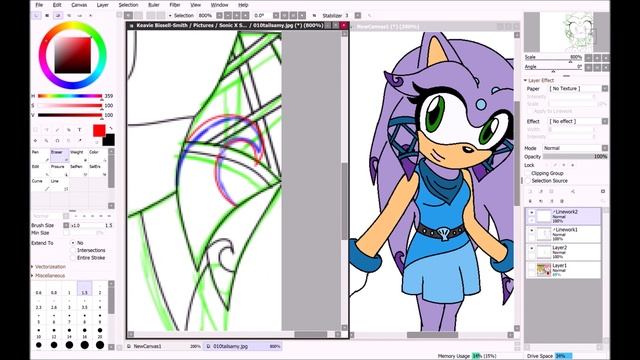 ::Recoloring【Sonic X】To Iris The Hedgehog:: ~Request - XxTheSilentDragonxX~ смотреть онлайн