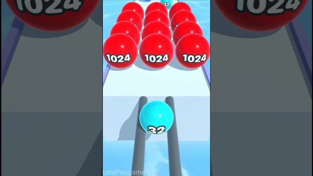 Soft Ball Run Merge 2048 ! All Levels Gameplay (378-384) android, ios смотреть онлайн
