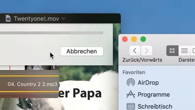 Quicktime: Add audio to video смотреть онлайн