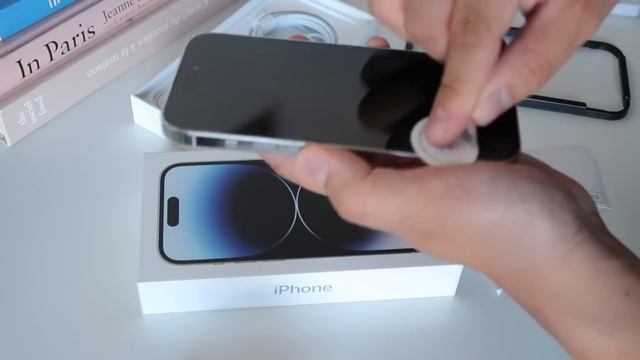 IPhone 14 Pro Silver 256GB Unboxing 🍎✨| Aesthetic แกะกล่องไอโฟน14pro สีนี้สวยมาก #แกะกล่อง01