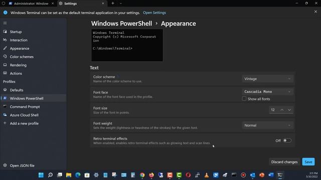 How to change the font size in Windows Terminal смотреть онлайн
