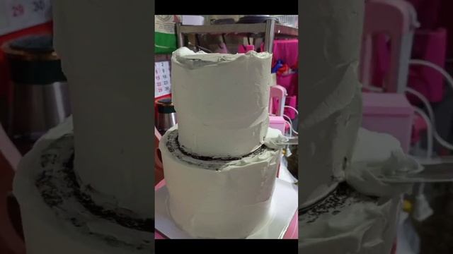 Wedding Cake ng Tita ko 2 tier Cake Stacking and Decorating Ideas ❤️❤️❤️ | MACO Bakes смотреть онлайн