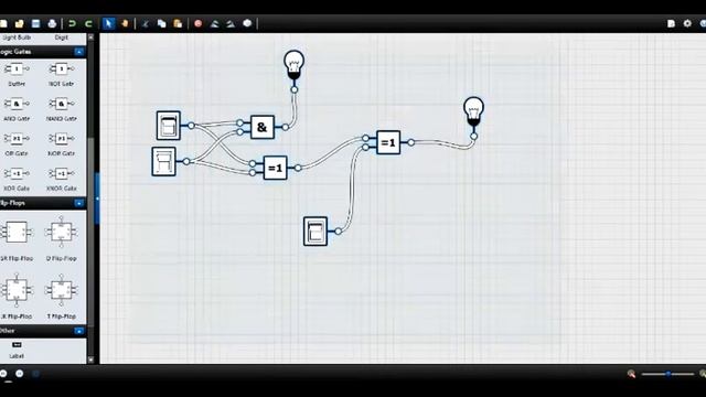 Logic Simulator: FULL ADDER смотреть онлайн