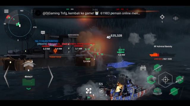 MERIAM A-222 BEREG + BEST BUILD RF ADMIRAL BASISTY - MODERN WARSHIPS @djgaming9258