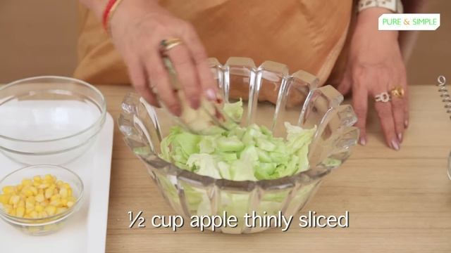 Iceburg lettuce & apple salad, easy, healthy, pure & simple! смотреть онлайн