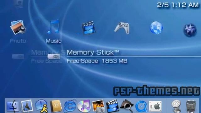 PSP Theme Mac osx theme for PSP PSP-Themes.NET смотреть онлайн
