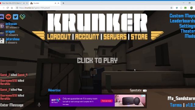 Krunker gameplay + new setup! (wear headphones,8D audio) смотреть онлайн