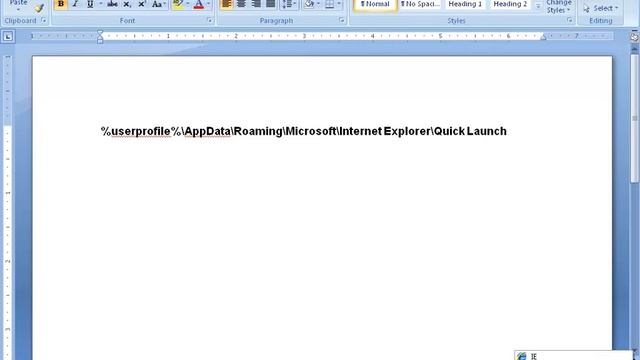Windows 7: Quick Launch Toolbar смотреть онлайн