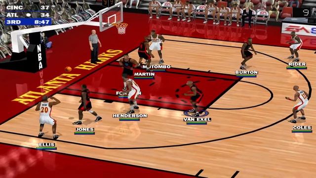 NBA Live 2000 - Bearcats season game 8 смотреть онлайн