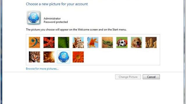 How to change your picture on your Vista user account смотреть онлайн
