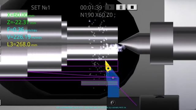 Simulación en App cnc simulator смотреть онлайн