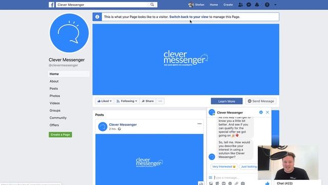 Automatically Pop-up The Chat Window On Your Facebook Page! (Chatbot Page Hacks - Episode 2) смотреть онлайн