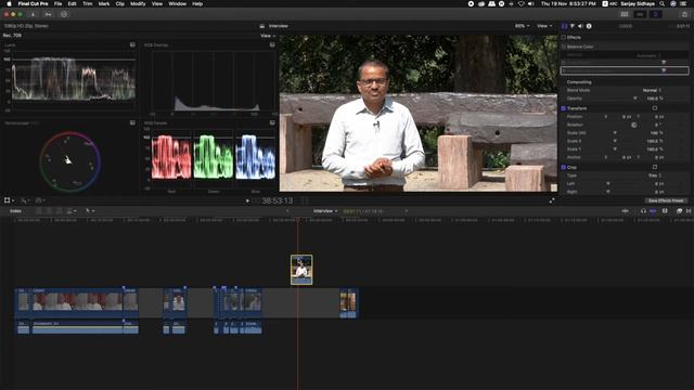 Final Cut Pro X Tutorial In Hindi | FCPX Basic Color & Exposure смотреть онлайн