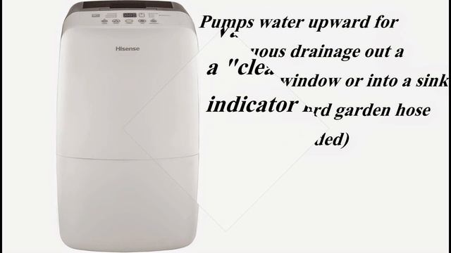 Hisense DH-70KP1SDLE Energy Star 70-Pint 2-Speed Dehumidifier Complete Review смотреть онлайн