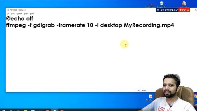 Create Screen Recorder Batch Application | Without Audio смотреть онлайн