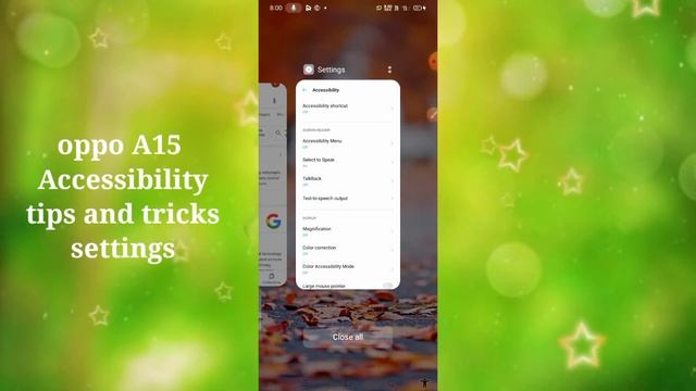 oppo A15 Accessibility on setting How to use смотреть онлайн