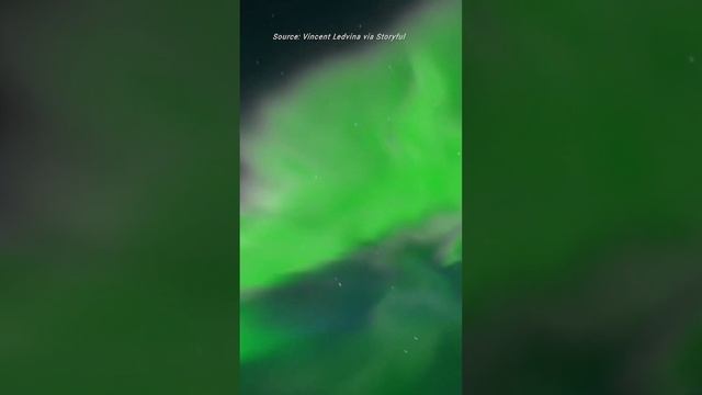 'Most insane Aurora of my life': stunning northern lights shine across northern hemisphere смотреть онлайн