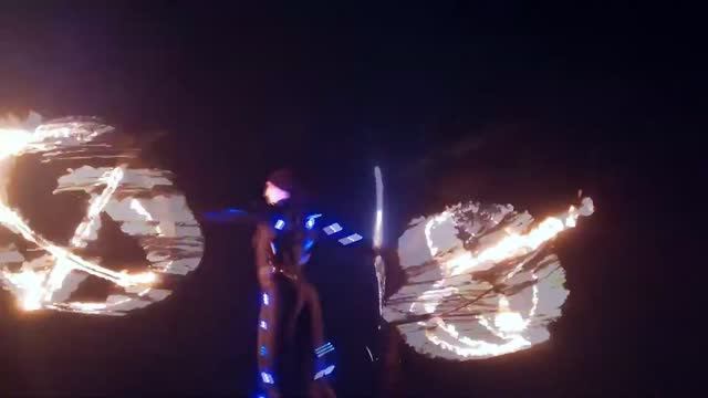 Огненное шоу «Mistica Fire» от компании "Шоу Яркие огни" смотреть онлайн