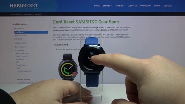 How to Change Font Size & Style in SAMSUNG Gear Sport – Customize Font смотреть онлайн