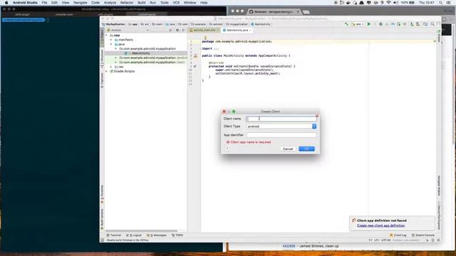 Using the Aerogear mobile plugin to create a mobile client representation смотреть онлайн