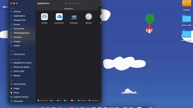 Raccourci iCloud Drive dans le dock смотреть онлайн