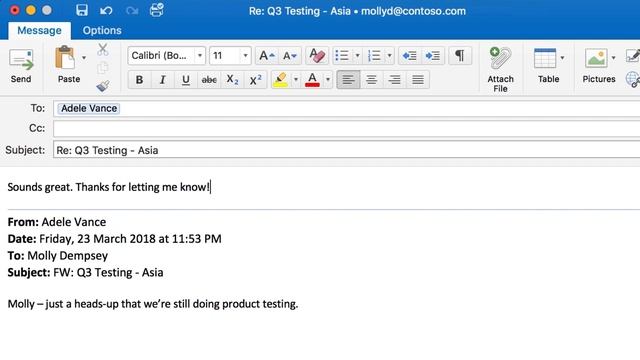 Create and send email in Outlook for Mac смотреть онлайн