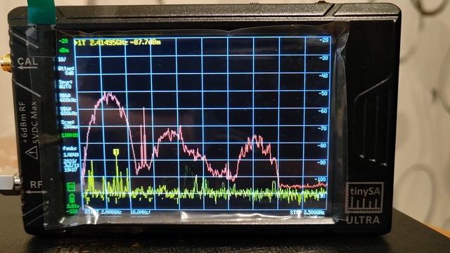 tiny SA Ultra, test 2,4-2,5 GHz смотреть онлайн