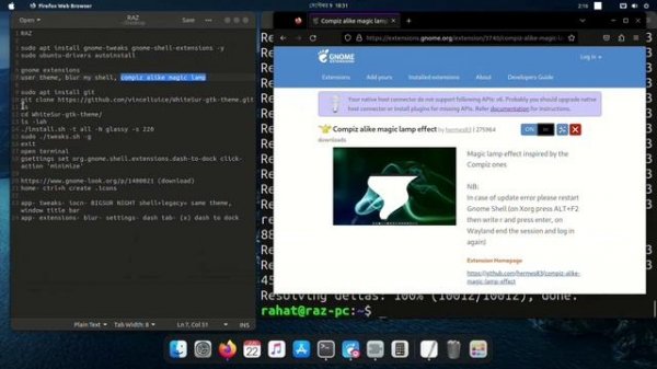 Linux Look Like Mac OS | Mac OS Theme For Linux | Mac OS Theme For Ubuntu